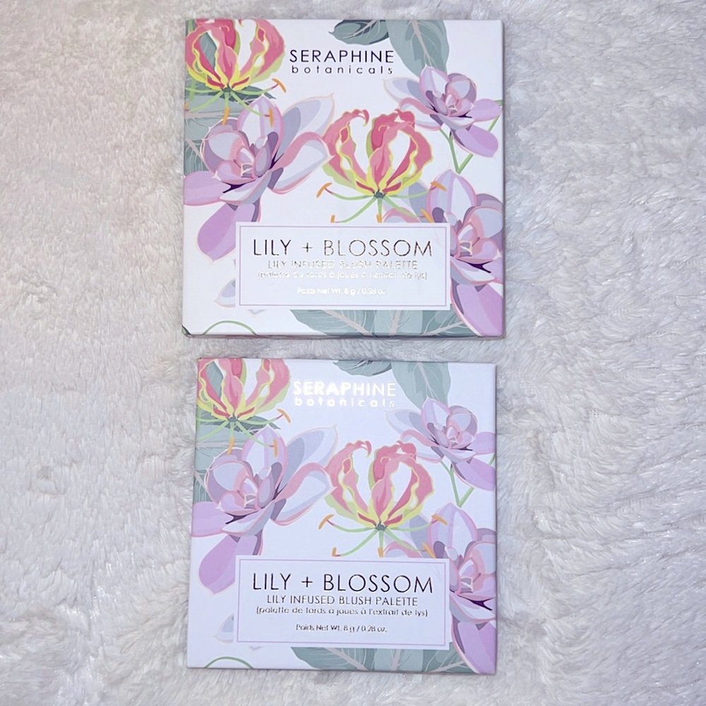 SERAPHINE botanicals Lily + Blossom blush palette